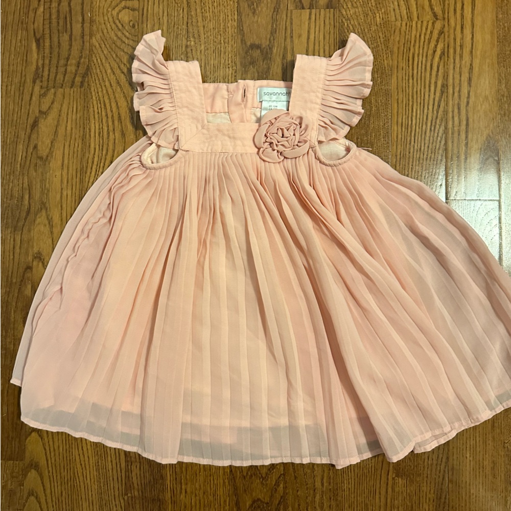 Savannah brand baby/toddler dress size 12m never worn no tags